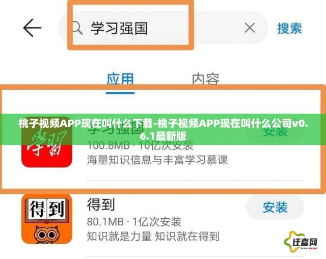 桃子视频APP现在叫什么下载-桃子视频APP现在叫什么公司v0.6.1最新版