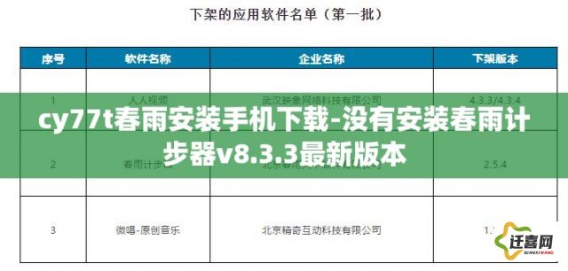 cy77t春雨安装手机下载-没有安装春雨计步器v8.3.3最新版本